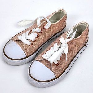 Kids Size 12 Glitter Pink Sneakers